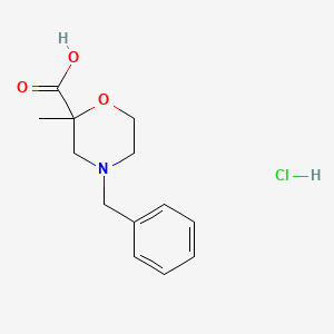 4-Benzyl-2-methyl-morpholine-2-carboxylic acidhydrochloride