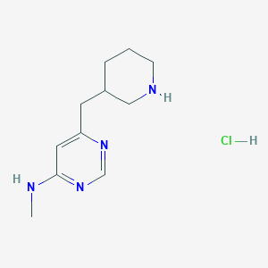 Methyl-(6-piperidin-3-ylmethyl-pyrimidin-4-yl)-amine hydrochloride