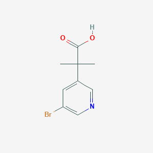 2-(5-Bromopyridin-3-YL)-2-methylpropanoic acid