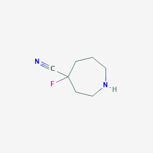 4-Fluoroazepane-4-carbonitrile