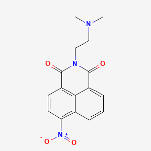 1H-Benz(de)isoquinoline-1,3(2H)-dione, 2-(2-(dimethylamino)ethyl)-6-nitro-