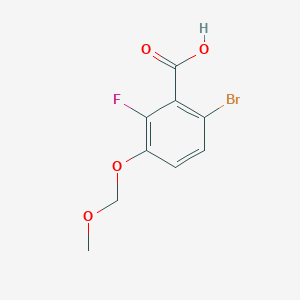 6-Bromo-2-fluoro-3-(methoxymethoxy)benzoic acid