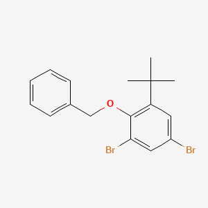 2-(Benzyloxy)-1,5-dibromo-3-(tert-butyl)benzene