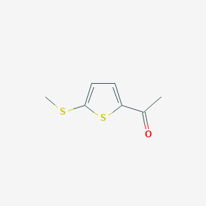 molecular formula C7H8OS2 B14023407 2-Acetyl-5-methylthiothiophene 