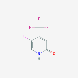 molecular formula C6H3F3INO B14023459 2-Hydroxy-5-iodo-4-(trifluoromethyl)pyridine 