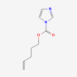 molecular formula C9H12N2O2 B14023502 pent-4-enyl imidazole-1-carboxylate 