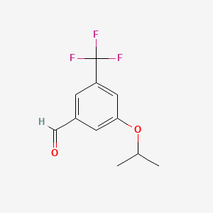 3-Isopropoxy-5-(trifluoromethyl)benzaldehyde