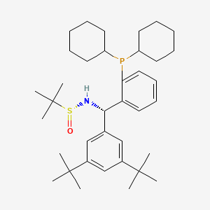 [S(R)]-N-[(S)-3,5-Bis(dimethylethyl)phenyl][2-(dicyclohexylphosphanyl)phenyl]-2-methyl-2-propanesulfinamide