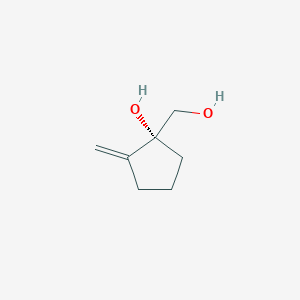 (1R)-1-(Hydroxymethyl)-2-methylidenecyclopentan-1-OL