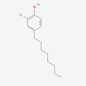 molecular formula C14H21ClO B14023553 2-Chloro-4-octylphenol CAS No. 79162-47-3