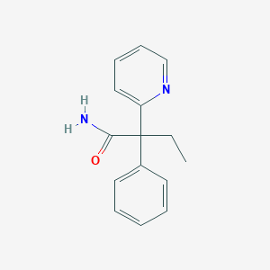 2-Phenyl-2-(pyridin-2-yl)butanamide