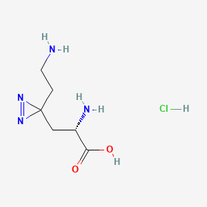 (2S)-2-amino-3-[3-(2-aminoethyl)diazirin-3-yl]propanoic acid;hydrochloride