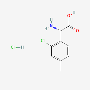 (S)-2-Amino-2-(2-chloro-4-methylphenyl)acetic acid hydrochloride