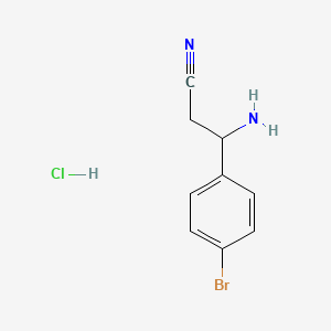 3-Amino-3-(4-bromophenyl)propanenitrile hydrochloride