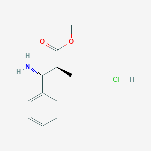 (2S,3R)-Methyl 3-amino-2-methyl-3-phenylpropanoate HCl