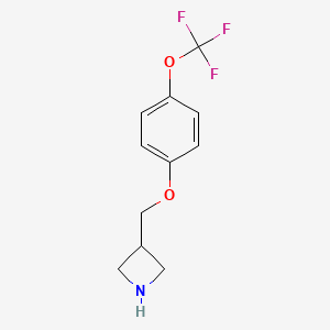 3-{[4-(Trifluoromethoxy)phenoxy]methyl}azetidine