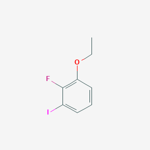 molecular formula C8H8FIO B14023623 1-Ethoxy-2-fluoro-3-iodobenzene 