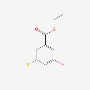 Ethyl 3-fluoro-5-(methylthio)benzoate