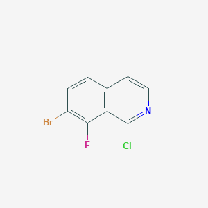 7-Bromo-1-chloro-8-fluoroisoquinoline