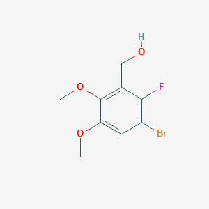 (3-Bromo-2-fluoro-5,6-dimethoxyphenyl)methanol