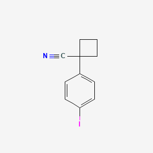 1-(4-Iodophenyl)cyclobutanecarbonitrile