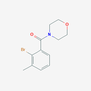 molecular formula C12H14BrNO2 B1402370 4-(2-Bromo-3-methylbenzoyl)morpholine CAS No. 1319196-68-3