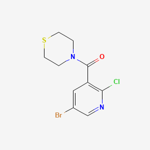 (5-Bromo-2-chloropyridin-3-yl)(thiomorpholino)methanone