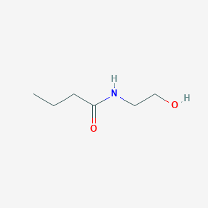 molecular formula C6H13NO2 B14023732 N-(2-Hydroxyethyl)butyramide CAS No. 23363-91-9