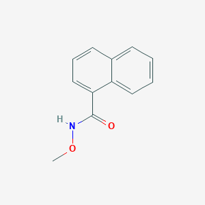 molecular formula C12H11NO2 B14023824 N-methoxynaphthalene-1-carboxamide 