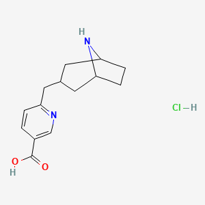 6-(8-Aza-bicyclo[3.2.1]oct-3-ylmethyl)-nicotinic acid hydrochloride
