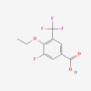 4-Ethoxy-3-fluoro-5-(trifluoromethyl)benzoic acid