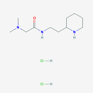 2-Dimethylamino-N-(2-piperidin-2-yl-ethyl)-acetamide dihydrochloride