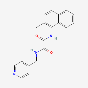 N1-(2-Methylnaphthalen-1-YL)-N2-(pyridin-4-ylmethyl)oxalamide