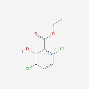 molecular formula C9H8Cl2O3 B14023904 Ethyl 3,6-dichloro-2-hydroxybenzoate 