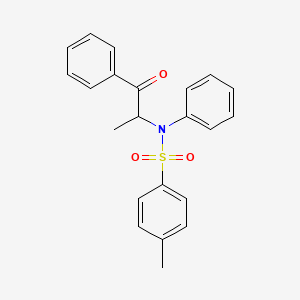 4-methyl-N-(1-oxo-1-phenylpropan-2-yl)-N-phenylbenzenesulfonamide