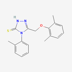 3-[(2,6-dimethylphenoxy)methyl]-4-(2-methylphenyl)-1H-1,2,4-triazole-5-thione