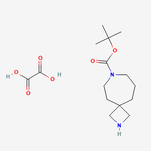 Tert-butyl 2,7-diazaspiro[3.6]decane-7-carboxylate oxalate