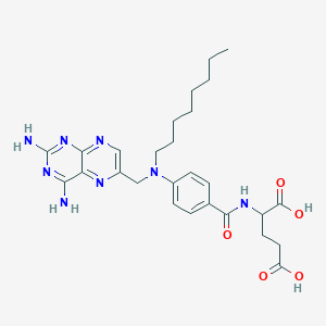 2-[[4-[(2,4-Diaminopteridin-6-yl)methyl-octylamino]benzoyl]amino]pentanedioic acid