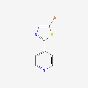 5-Bromo-2-(pyridin-4-YL)thiazole