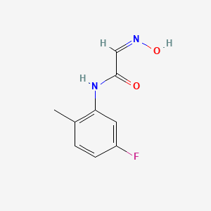 molecular formula C9H9FN2O2 B14023956 (2Z)-N-(5-fluoro-2-methylphenyl)-2-hydroxyiminoacetamide 