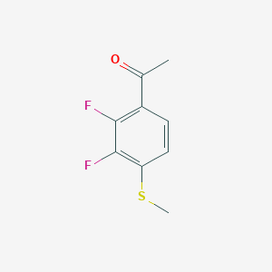 1-(2,3-Difluoro-4-(methylthio)phenyl)ethanone