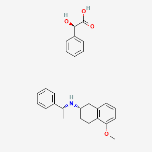 (S)-5-Methoxy-N-((R)-1-phenylethyl)-1,2,3,4-tetrahydronaphthalen-2-amine (R)-2-hydroxy-2-phenylacetate