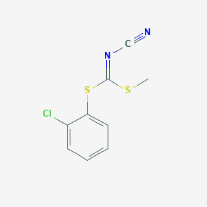 B140240 (2-Chlorophenyl) methyl cyanocarbonimidodithioate CAS No. 152381-98-1