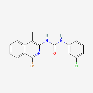 1-(1-Bromo-4-methylisoquinolin-3-yl)-3-(3-chlorophenyl)urea