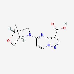 5-((1R,4R)-2-Oxa-5-azabicyclo[2.2.1]heptan-5-yl)pyrazolo[1,5-a]pyrimidine-3-carboxylic acid