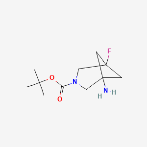 Tert-butyl 1-amino-5-fluoro-3-azabicyclo[3.1.1]heptane-3-carboxylate