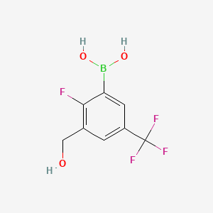 (2-Fluoro-3-(hydroxymethyl)-5-(trifluoromethyl)phenyl)boronic acid