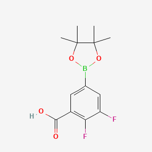 2,3-Difluoro-5-(4,4,5,5-tetramethyl-1,3,2-dioxaborolan-2-yl)benzoic acid