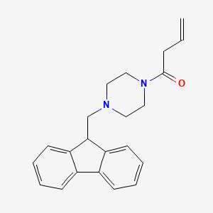 1-(4-((9H-Fluoren-9-YL)methyl)piperazin-1-YL)but-3-EN-1-one