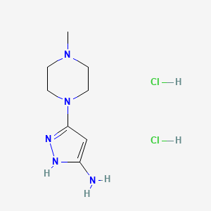 5-(4-Methylpiperazin-1-YL)-1H-pyrazol-3-amine 2hcl